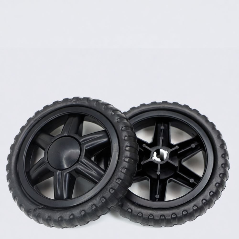 Silent Replacement Luggage Wheels - Leises Gummi-Ersatzrad für Einkaufswagen, Trolley, Gepäckanhänger,