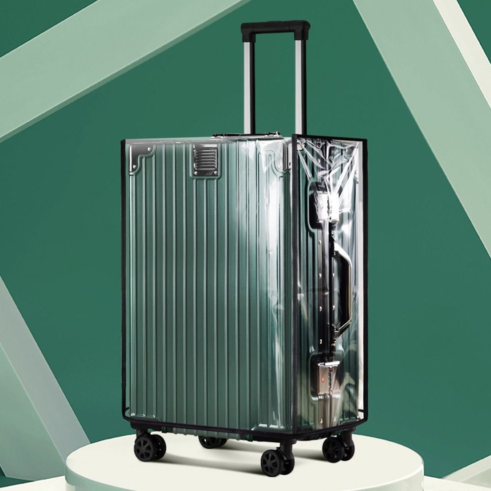 Luggage Protective Cover Transparent - Strapazierfähige, vollständig transparente Gepäckschutzhülle, wasserdichte PVC-Gepäckabdeckung,
