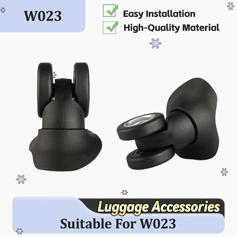 Silent Replacement Luggage Wheels - Für W023 Kofferreparatur-Set Multidirektionales 360-Grad-Lenkrollen-Set °