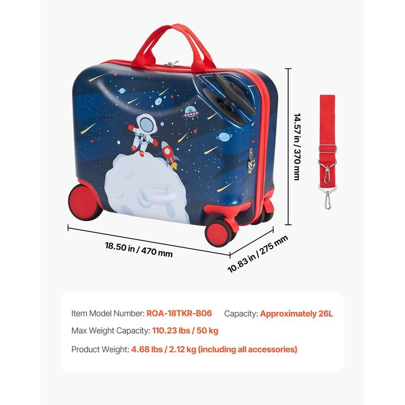 Koffer-Roller 18 Zoll Leichter – Kids Ride On Suitcase Scooter Bewertung und Preis