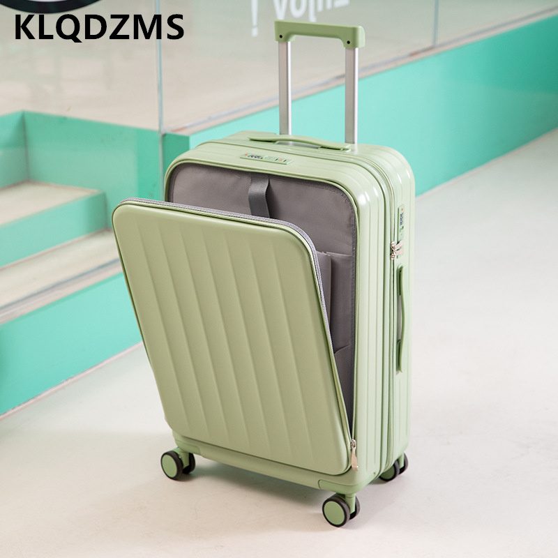 KLQDZMS Multifunktionaler Koff – Front Opening Laptop Luggage 24 Inch Bewertung und Preis