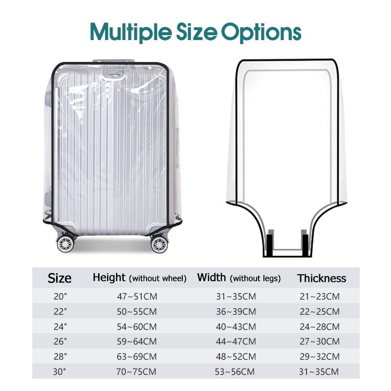 Wasserdichter, transparenter G – Waterproof Suitcase Cover Protector Bewertung und Preis