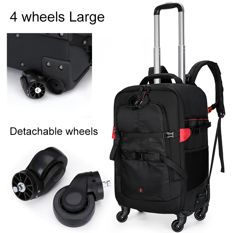 Trolley-Fotografie-Rucksack Pr – Foldable Rolling Luggage Bag Bewertung und Preis